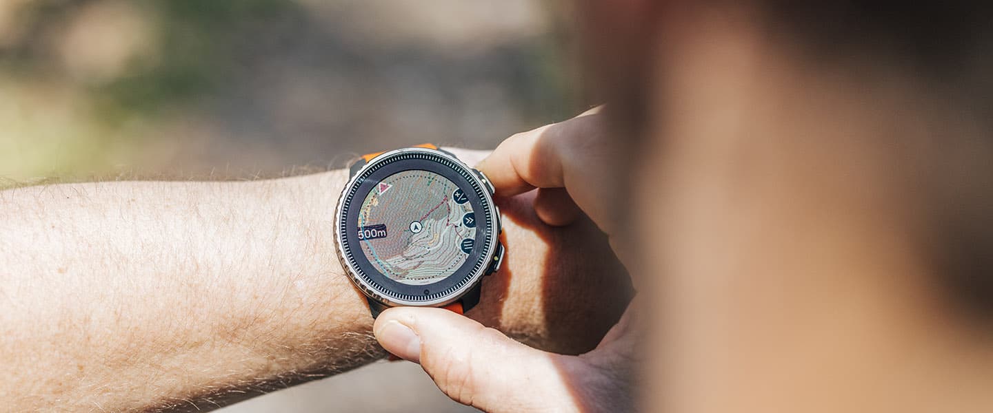 如何使用Suunto Vertical手表中的地形图