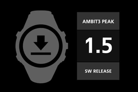 Suunto Ambit3 Peak软件更新,2015年3月24日